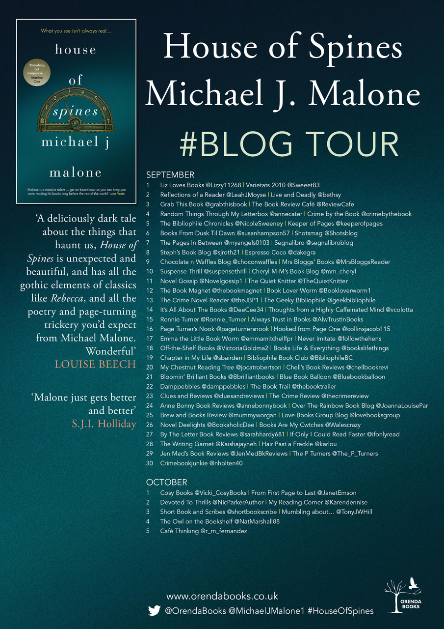 House of Spines blog poster 2017