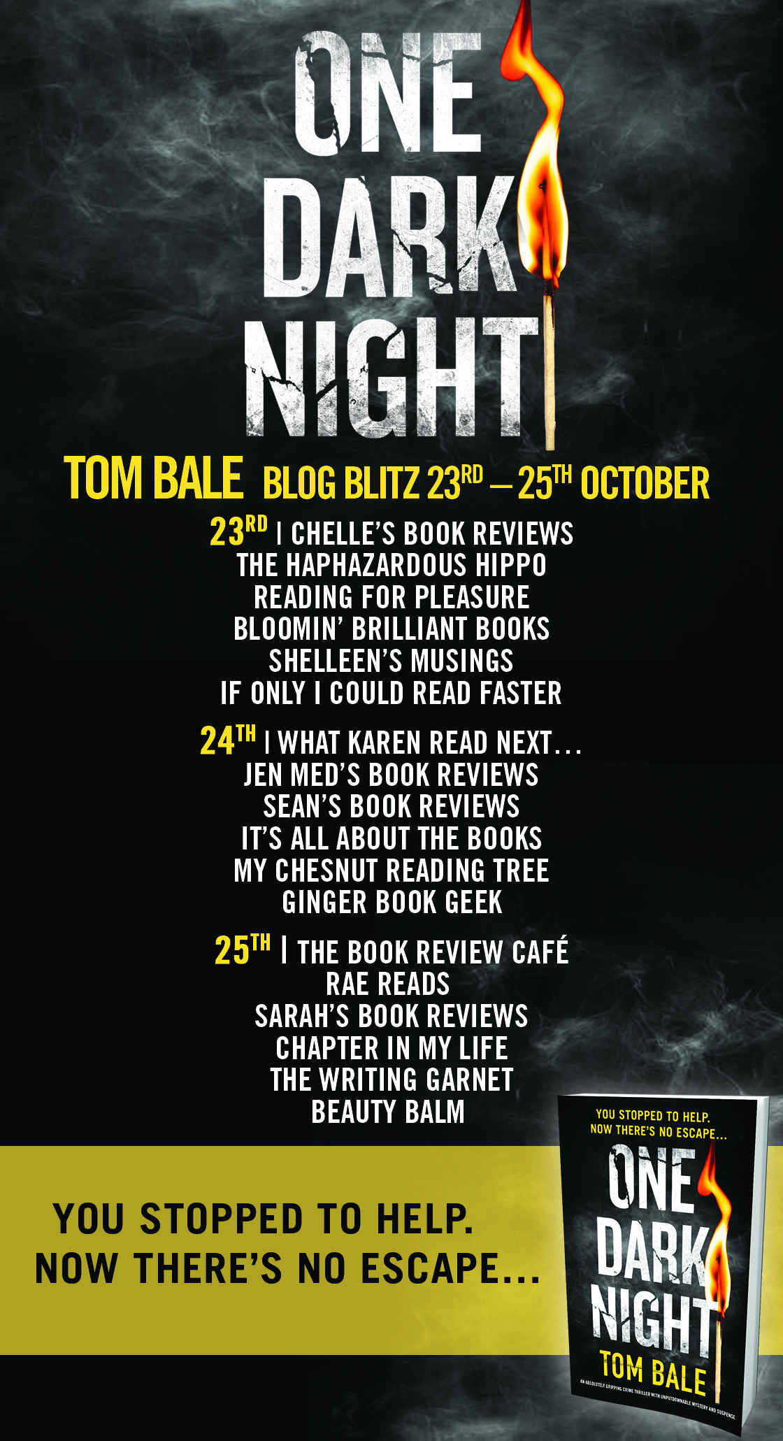 One Dark Night - Blog Tour
